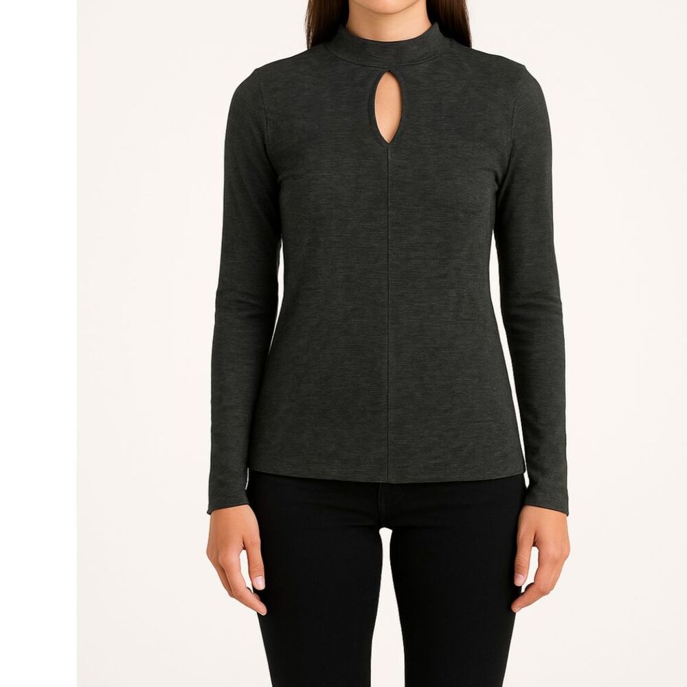 American Eagle Soft & Sexy Green Slub Long Sleeve XS